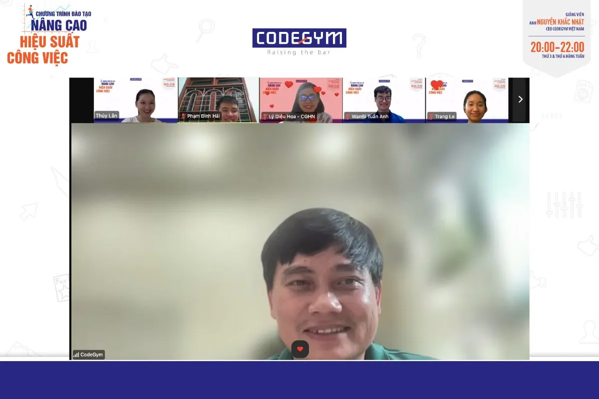 Tổng kết khoá học Nâng cao hiệu suất công việc