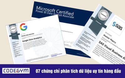 7 chứng chỉ phân tích dữ liệu uy tín hàng đầu hiện nay