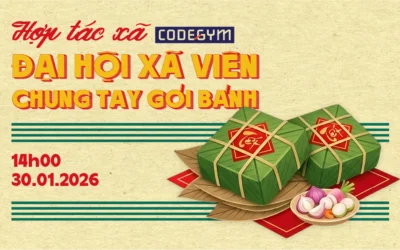 Hợp tác xã CodeGym: Đại hội xã viên, chung tay gói bánh