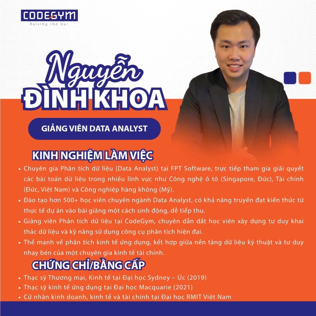 Giảng viên CodeGym Nguyễn Đình Khoa