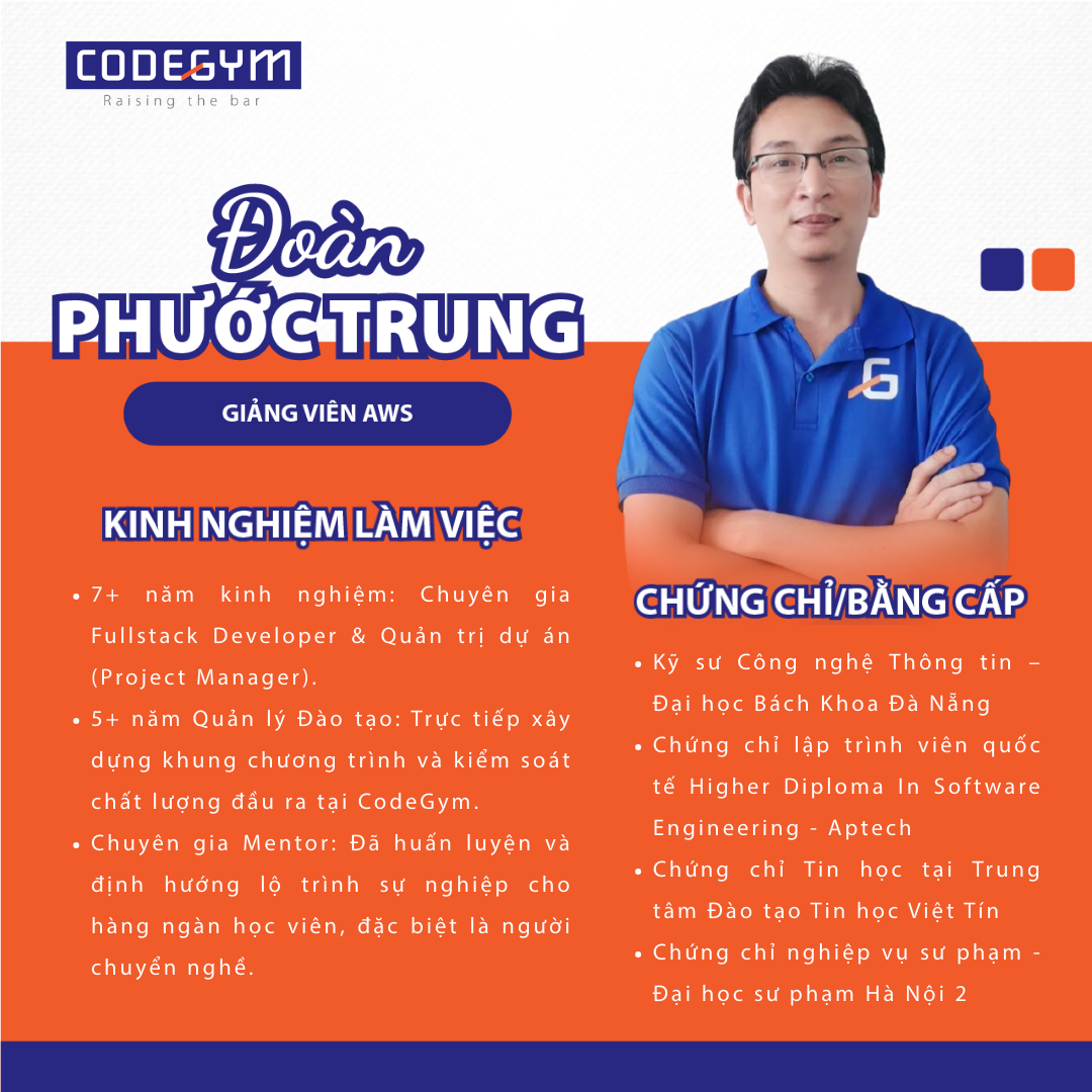 Giảng viên CodeGym Đoàn Phước Trung
