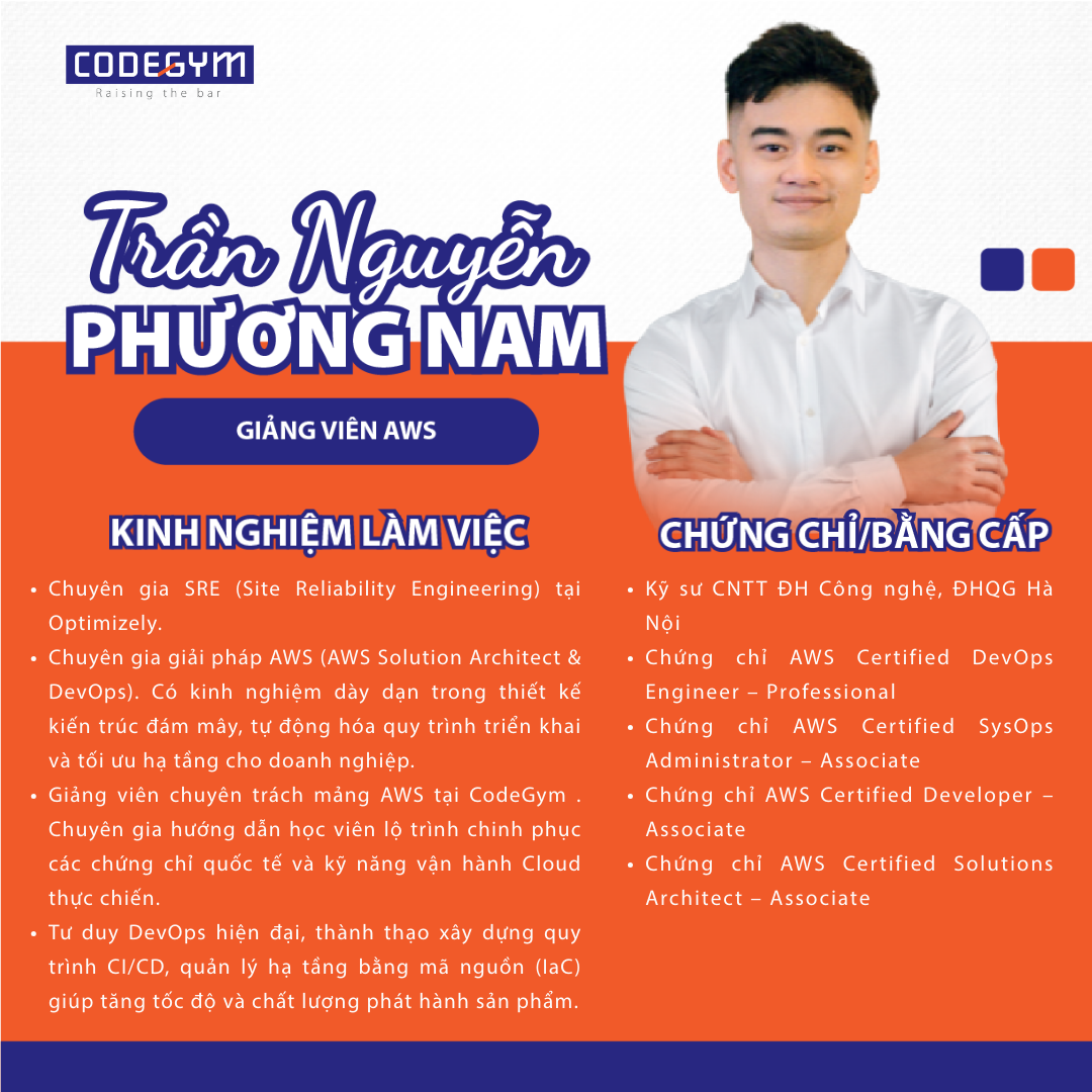 Giảng viên CodeGym Trần Nguyễn Phương Nam