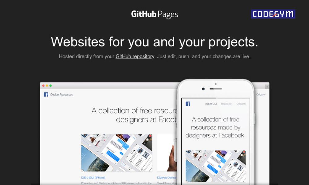 sử dụng github pages 1